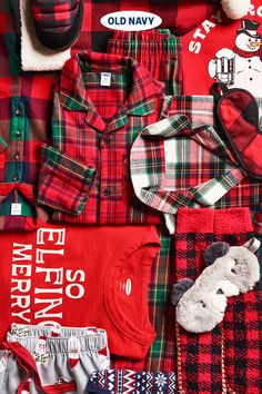 Put festive tartans & bold buffalo plaids on your gift list and check ‘em twice, plus cheeky holiday graphics for some sugar & spice! Festive holiday jingle jammies for the fam are here, shop now at Old Navy. Holiday Graphics, Night Suit, Blouse Work, Dinner Outfits, Blouse Work Designs, Festive Holiday