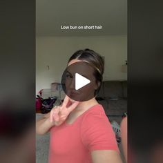 TikTok · Amy Schafer ✌🏼✨🤍 Low Bun, Short Hair Styles, The Creator