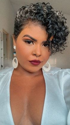 Perfect Curly Hair, Short Hair Designs, Short Natural Curly Hair, Black Hair Short Cuts, Short Twists, Curly Pixie Haircuts, Tapered Natural Hair, Natural Hair Cuts, Tapered Hair