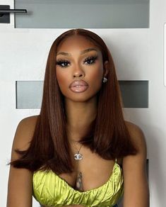 Hairstyling Tips, Enchanting Hairstyles, Chocolate Hair Color, Hair Color Chocolate, Chocolate Hair, Makeup For Black Skin, Hairstyle Tutorials, Frontal Hairstyles, Long Hairstyle