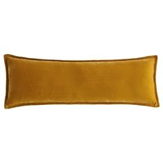 Stella Faux Silk Velvet Long Lumbar Pillow Saffron Pillow Velvet Bedspread, Velvet Duvet, Ruffle Pillow, Oblong Pillow, Dog Pillow Bed, Velvet Quilt, Long Lumbar Pillow, Leather Pillow, Red And Teal