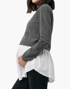 Ripe Maternity Sandy Detachable Nursing Knit Post Pregnancy, High Waisted Skirts, The Duo, Madewell Denim, Knit Fashion, Knit Skirt, Maternity Clothes, Stretch Denim, David Jones