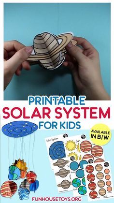 printable solar system for kids to play with