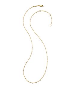 Meet your newest styling staple: the Single Satellite Chain Necklace in 18k Yellow Gold Vermeil. Featuring Kendra’s favorite dotted chain, this elevated base is a must have whether you plan to layer or style it solo. Kendra Scott, Metal Store, Stackable Necklaces, Small Charms, White Diamond, Layered Necklaces, Heart Charm, Gold Vermeil, 18k Gold