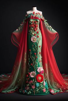 Mystical Dresses Fairytale, New Fashion Dress, Art Dresses, Dress Art, Outfit Korean, Fantasy Dresses, Creative Freedom, Dresses Style, Fantasy Gowns