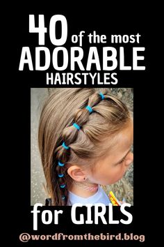 Fun Kid Hairstyles Daughters, Four Year Old Hairstyles, Hair Styles Down Hairstyles, Girls Long Hair Styles, Cute Hairstyles For 10 Yo, First Day Hairstyles For Kids, Hairstyles For Thinner Hair Kids, 1st Day Of School Hairstyles For Kids, Easy Girl Hairstyles For School