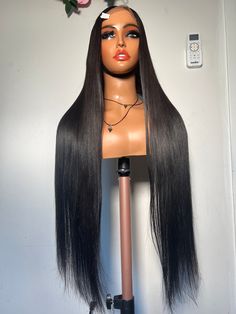 Discover the exquisite elegance of the Vietnam Bone Straight Wig. This luxurious 30-inch black human hair wig features a super double drawn (SDD) bone straight style with a 2*6 closure, ensuring a sleek and natural look. Made from 100% human hair, this wig offers unparalleled silkiness, fullness, and a skin-friendly experience. The glueless design allows for easy application and removal, making it a convenient and stylish addition to your beauty collection. Perfect for those who appreciate luxur 30 Inches Bone Straight Hair, Black Bone Straight Wig, Bone Straight Wig, Long Human Hair Wigs, Natural Wigs, Hair Closure, Black Wig, Human Hair Lace Wigs, Closure Wig