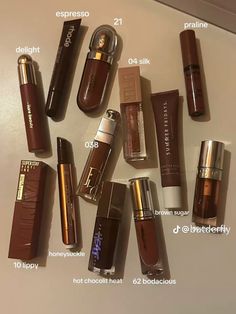 Positive Light Liquid Luminizer, Liquid Luminizer, Brownie Girl, Rare Beauty By Selena Gomez, Lip Makeup Tutorial, Makeup Accesories, Brown Skin Makeup, Lip Combo, Style Moodboard