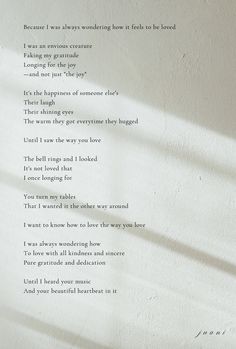 the poem is written in black and white on a sheet of paper that has been folded over