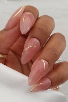 Kutek Disney, Unghie Sfumate, Work Nails, Classy Acrylic Nails, Almond Acrylic Nails, Neutral Nails, Prom Nails, Classy Nails, Pretty Acrylic Nails