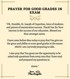 prayer for good grade students in the form of a letter from their teacher to them