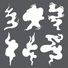 the silhouettes of different shapes and sizes of hair on a gray background, each with an individual's own image