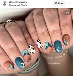 Country Girl Nails, Nail Art Designs 2023, Rodeo Chic