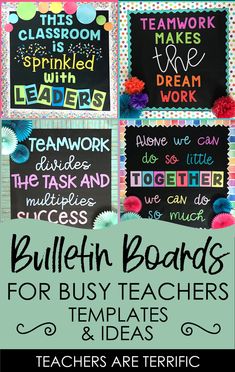 bulletin board for teachers and teachers to use in the classroom