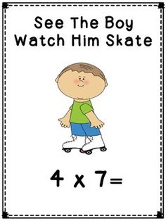 a boy on a skateboard with the words see the boy watch him state 4x7