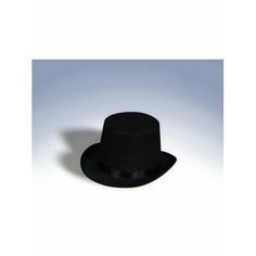 Looking to add some class to your Halloween costume? The Adult Black Top Hat is the perfect accessory for an elegant ensemble! This black felt top hat has a black ribbon around the brim and looks great with any costume that could use a touch of sophistication. Be dapper and debonair when you wear this terrific top hat! Size: One Size. Clown Hat, Black Top Hat, Halloween Clown, Stage Show, Dark Heart, Black Felt, Black Ribbon, Top Hat, Fitted Hats