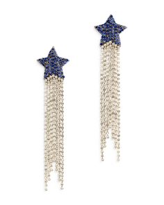 Deepa by Deepa Gurnani Evren Star Drop Earrings Star Drop Earrings, Deepa Gurnani, Bead Earrings, Beaded Earrings, Cobalt, Jewelry Accessories, In Store, Buy Online, Jewelry Earrings