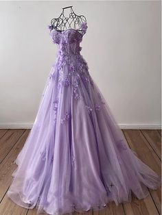 A-Line Prom Dresses Elegant Dress Formal Sweep / Brush Train Sleeveless Sweetheart Tulle with Pleats Sequin Appliques 2024 2024 - $157.99 Tulle Pattern, Evening Dress Long, Purple Prom, Tulle Evening Dress, Purple Prom Dress, Sleeveless Dresses