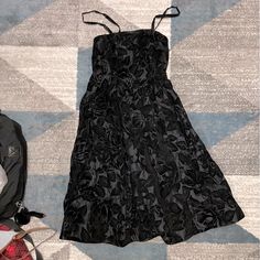 Purchased At Anthropologie.Com No Tags But Never Worn Straps Are Removable Zip On The Side Elasticated Back Size 4 Mauve Dresses, Romantic Goth, Mauve Dress, On The Side, Floral Dress, Strapless Dress, Colorful Dresses, Anthropologie, Size 4