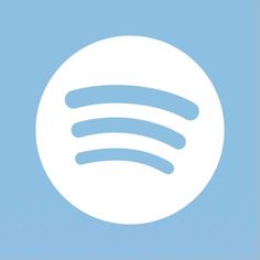 a white spot in the middle of a blue background with an image of a music note