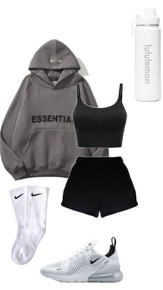 Gymwear Outfits, Cute Nike Outfits, Fitness Wear Outfits, Gym Outfits, Cute Lazy Outfits