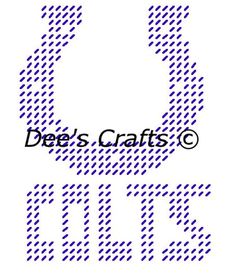 the logo for dee's crafts club, which has been designed to look like it is