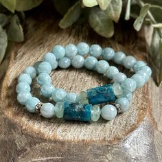 November's Bracelet: Calm + Centered – InJewels Healing Jewelry Handmade Jewelry Diy Bracelets, Creativity Manifestation, Leather Jewelry Bracelet, Crystal Bead Jewelry, Healing Gemstone Bracelets, Malachite Bracelet, Artisan Bracelets, Diy Bracelet Designs, Jewelry Diy Bracelets