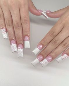 Nail Ideas, Acrylic Nails, Pink, Quick Saves