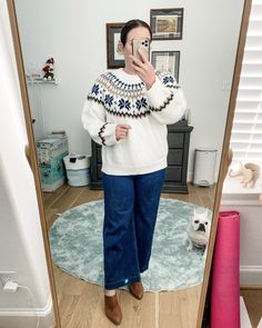 fair isle sweater | flared petite jeans | Texas Fashion blog Lady in Violet Texas Fashion, Top Fashion Bloggers