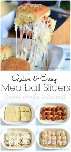 quick and easy meatball sliders are the perfect appetizer for any meal