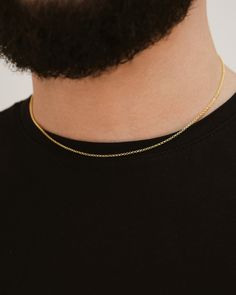 Elevate your style with our Men's Sterling Silver Rolo Chain Necklace. Crafted with premium sterling silver, this rolo chain necklace is a staple accessory for men who appreciate luxury. Choose from three different sizes to find the perfect fit and add a touch of sophistication to any outfit. Materials: 14K gold plated sterling silver or sterling silver Features: Select from 16"/18"/20"/24" length, Lead & Nickel free, spring ring clasp Minimalist Necklace With Rolo Chain, Minimalist Necklace With Rolo Chain Link, Classic Everyday Necklace With Rolo Chain, Solid Gold Bracelet, Mens Chain Necklace, Statement Drop Earrings, Jewelry Sterling Silver, Mens Accessories Jewelry, Men Earrings