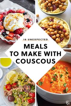 18 Unexpected Meals to Make with Couscous #purewow #easy #recipe #food #dinner #lunch Simple Couscous Recipes, Lunch Easy, Meals To Make, Lunch Recipe, Food Easy, Dinner Easy, Dinner Food, Easy Lunch