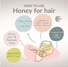 The Benefits of Honey For Your Hair Vibrant Hair Color Ideas, Vibrant Hair Color, Beauty Tips With Honey, Benefits Of Honey, Egg For Hair, Haircare Tips, Natural Hair Treatments, Honey Benefits