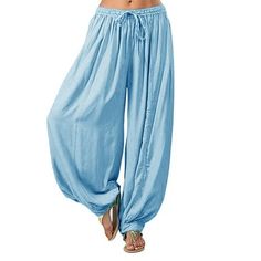 Blue Leggings for Women Women Plus Size Solid Color Casual Loose Pants Yoga Pants Women Trousers Womens Work Pants (linen pants women/cargo pants women/capri pants for women/wide leg pants woman/sweatpants women/yoga pants women/pants for women/women's pants/womens pants/dress pants women/maternity pants/work pants women/hiking pants women/wide leg yoga pants for women/womens dress pantswomens cargo pants/womens cargo pants/youth baseball pants/black pants for women/white pants women/khaki pants Woman Sweatpants, Baggy Pants Women, Black Trousers Women, Womens Cargo, Hiking Pants Women, Yoga Trousers, Casual Linen Pants, Womens High Waisted Shorts, Summer Pants Women