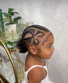 Kids Cornrow Hairstyles, Kids Curly Hairstyles, Toddler Hairstyles Girl, Quick Braided Hairstyles, Pretty Braided Hairstyles