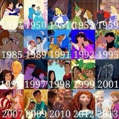 an image of many different disney characters in the same photo, and one has been changed to