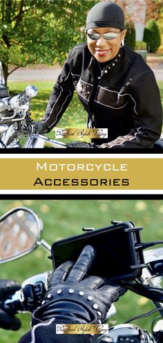 Motorcycle gear, clothing, storage and accessories for women and men. Motorcycle accessories that include bags, gear, clothing, gloves, hair accessories, purses, backpacks and creative storage solutions for women and men. Women Biker Clothes, Biker Outfits For Women