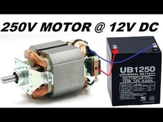 an electric motor and battery with the words ub - 120 on it's side