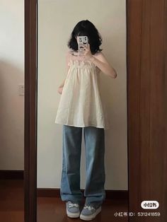 Sawako Fits, Dress Over Jeans Outfit, Dress Over Jeans, 일본 패션, Fashion Mistakes, Jeans Outfit, Really Cute Outfits, 10 Pounds, Girly Outfits