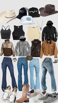 Country Western Outfits, Country Outfits Women, Cowgirl Style Outfits, Cute Country Outfits