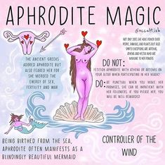 an info sheet describing how to use aphrodite magic