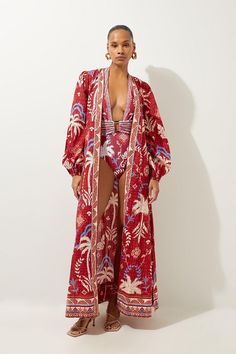 Printed Cotton Voile Maxi Beach Dress 2025 Beachwear Trend, African Beach Wear For Women, Sun Outfits, Caribbean Dress, Petite Wedding Guest Dresses, Sister Trip, Plus Size Workwear, Club Look, Resort Dress