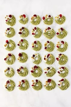 80+ Best Christmas Cookie Recipes To Make This Year Shortbread Wreath Cookies, Matcha Wreath Cookies, Matcha Christmas Cookies, Wreath Christmas Cookies, Christmas Matcha, Christmas Cookie Box Ideas, Matcha Christmas, Matcha Shortbread Cookies, Cookie Box Ideas