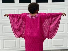 Bobo Gowns Lace, Booboo Gown Styles, Lace Kaftan Dress African, Bubu Gown Styles, African Fashion Skirts, Lace Pink Dress, African Maxi Dresses, African Fashion Traditional