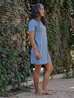 Introducing our new favorite go-to: the Tee Shirt Dress. Crafted from super-soft fabric that strikes that perfect balance—just enough weight to drape without revealing too much—it's the ultimate solution to comfort and style. With a modest length that keeps things casual yet chic, this dress is all about being effortless. Whether you're running errands or meeting friends, simply slip it on and you're ready to take on the day. Versatile enough to dress up with accessories or keep it laid-back wit Meeting Friends, Travel Dress, Tee Shirt Dress, Pacific Coast, Dress Cuts, Dress Size Chart, Running Errands, Wardrobe Essentials, Too Much