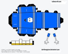 an origami paper toy is shown with instructions to make it look like a cartoon character