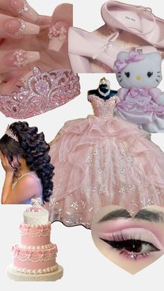 Dresses Quinceanera Pink, Pink Quince Theme, Vestido Charro, Pink Sweet 16