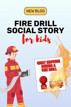 Fire drill fears? 🔥 Let's ease the stress! 

This fire drill social story breaks down each step to help your child practice staying calm and safe during fire drills—especially helpful for kids with autism, ADHD, and sensory challenges. Share this with a friend who needs a little help with drill prep! #FireSafety #LifeSkillsForKids #ParentingTips Fire Drill Procedures, Staying Calm, Fire Drill