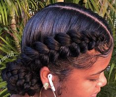 Two Braid Hairstyles, Braided Hairstyles For Black Women Cornrows, Big Box Braids Hairstyles, Box Braids Hairstyles For Black Women, Braided Ponytail Hairstyles, Hair Twist Styles, Curly Hair Styles Easy, Blowout Hair, Natural Curls Hairstyles