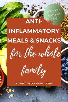 Inflammatory Meals, Inflammation Diet Recipes, Inflammation Foods, Inflammation Recipes, Anti Inflamatory, Anti Inflammation Recipes, Autoimmune Diet, Inflammatory Recipes, Inflammation Diet